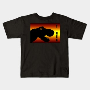 T rex design A Kids T-Shirt